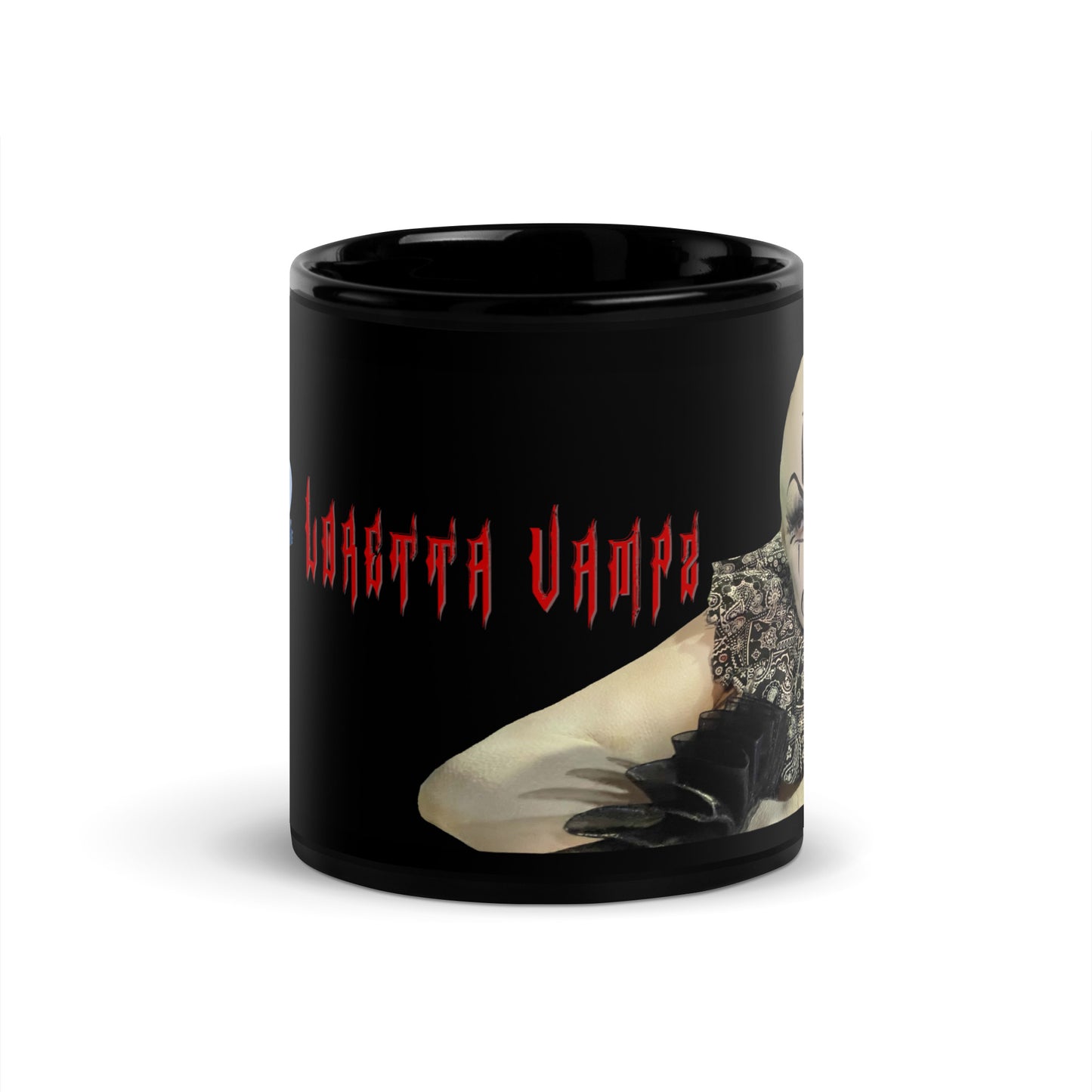 Joker Chola Clown Black Glossy Mug